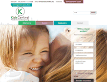 Tablet Screenshot of kidscentral.nl